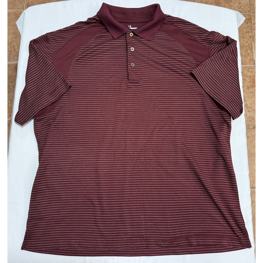 Grand Slam Men's Polo Golf Shirt - Maroon - Size XL - Very Good Condition - Poly
